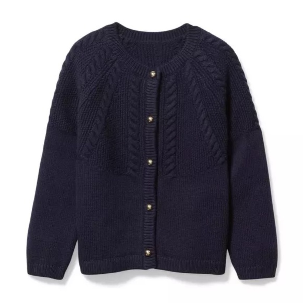 Janie and Jack Navy Blue Kids Sweater